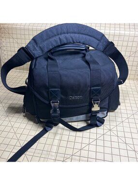 Canon Black Padded Camera Bag With Adjustable Dividers & Shoulder Strap For DSLR